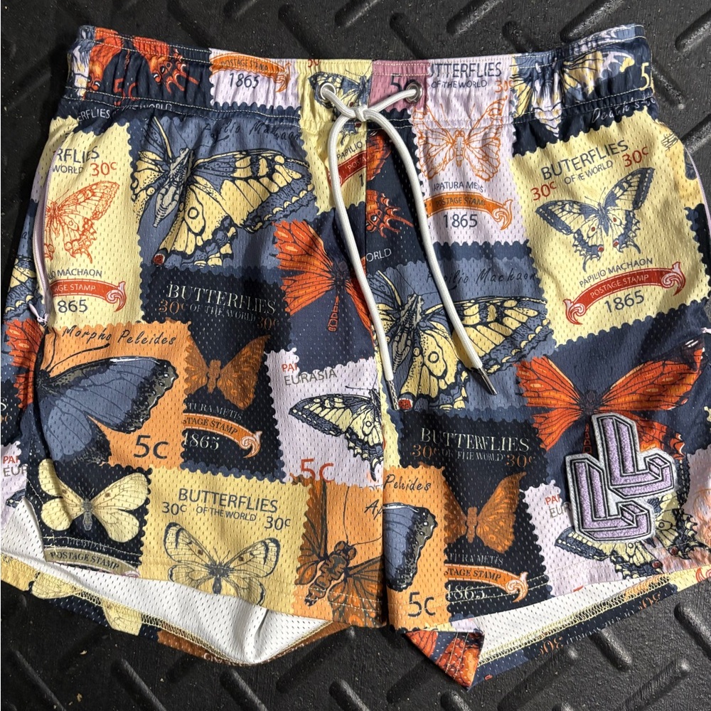 Lumber Legs Printed Mesh Shorts 4 inch inseam